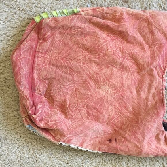 Boho Chic FESTIVAL fabric peace slouchy Handbag - Picture 4 of 4